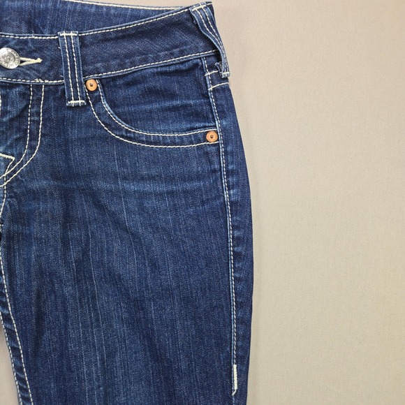 True Religion Stella Skinny Jeans Women Blue Denim Button Fly RN 112790 CA 30427 - Picture 5 of 13